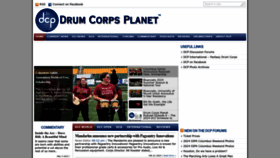 What Drumcorpsplanet.com website looked like in 2024 (1 year ago)