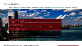 What Distanthorizon.com website looked like in 2024 (1 year ago)