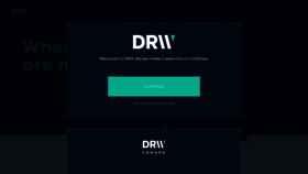 What Drw.com website looks like in 2024 