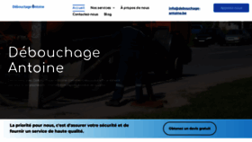 What Debouchage-antoine.be website looks like in 2024 