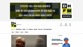 What Denhaagfm.nl website looks like in 2024 