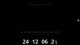 What Demenagements-remond.fr website looks like in 2024 