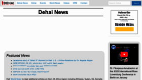 What Dehai.org website looks like in 2024 