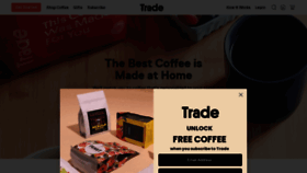 What Drinktrade.com website looks like in 2024 