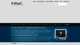 What Dotwhat.net website looks like in 2024 