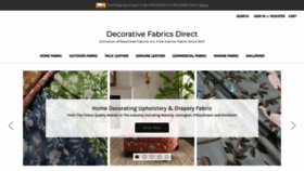What Decorativefabricsdirect.com website looks like in 2024 