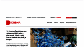 What Drbna.cz website looks like in 2024 