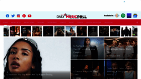 What Dailymusicroll.com website looks like in 2024 