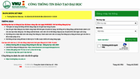 What Dangkyhoc.vnu.edu.vn website looks like in 2024 