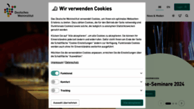 What Deutscheweine.de website looks like in 2024 
