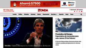 What Diarioelzondasj.com.ar website looks like in 2024 