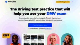What Driving-tests.org website looks like in 2024 