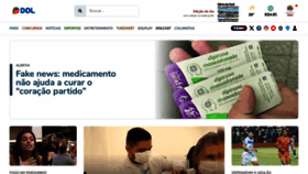 What Diarioonline.com.br website looks like in 2024 