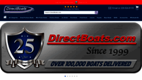 What Directboats.com website looks like in 2024 