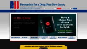 What Drugfreenj.org website looks like in 2024 