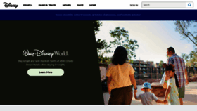 What Disney.ru website looks like in 2024 