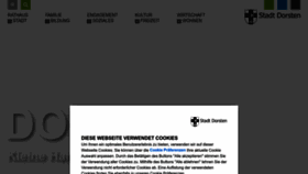 What Dorsten.de website looked like in 2024 (1 year ago)