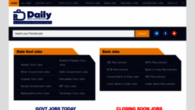 What Dailyrecruitment.in website looks like in 2024 