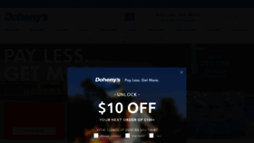 What Doheny.com website looks like in 2024 