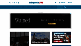 What Dispatch.co.za website looks like in 2024 