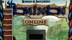 What Dominion.games website looks like in 2024 