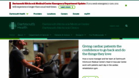 What Dartmouth-hitchcock.org website looks like in 2024 