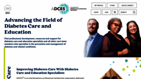 What Diabeteseducator.org website looks like in 2024 