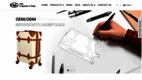 What Dwluggage.com website looks like in 2024 