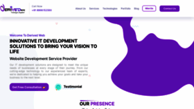 What Derivedweb.com website looked like in 2024 (1 year ago)