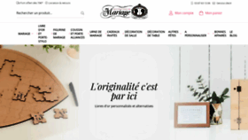 What Decorationsdemariage.fr website looks like in 2024 