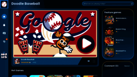 What Doodle-baseball.com website looks like in 2024 