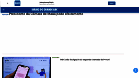 What Dgabc.com.br website looked like in 2024 (1 year ago)
