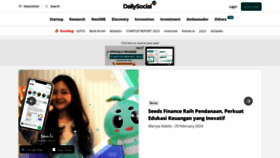 What Dailysocial.id website looks like in 2024 