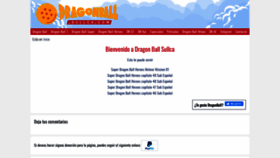 What Dragonball.sullca.com website looks like in 2024 