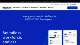 What Dayforce.com website looks like in 2024 