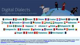 What Digitaldialects.com website looks like in 2024 