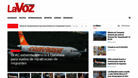What Diariolavoz.net website looks like in 2024 