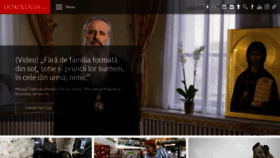 What Doxologia.ro website looked like in 2024 (2 years ago)
