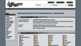 What Driverfiles.net website looks like in 2024 