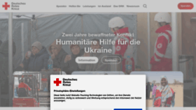 What Drk.de website looked like in 2024 (1 year ago)