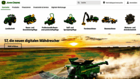What Deere.de website looked like in 2024 (1 year ago)