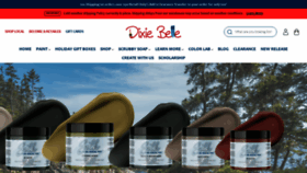 What Dixiebellepaint.com website looks like in 2024 