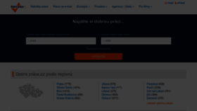 What Dobraprace.cz website looked like in 2024 (2 years ago)