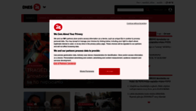 What Dnes24.sk website looks like in 2024 