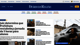 What Diariodaregiao.com.br website looks like in 2024 