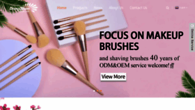 What Dongshenbrushes.com website looks like in 2024 