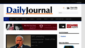 What Dailyjournalonline.com website looks like in 2024 