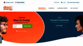 What Directenergy.com website looks like in 2024 
