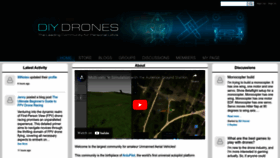 What Diydrones.com website looks like in 2024 