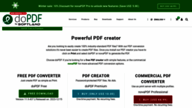 What Dopdf.com website looks like in 2024 